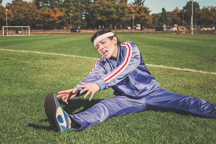 stretching for the busy marathon runner